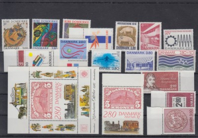 C5058- Danemarca 1987 -Anul complet,nestampilat MNH foto