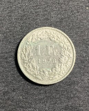 Moneda 1 franc 1976 Elvetia