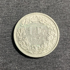 Moneda 1 franc 1976 Elvetia