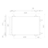 Mahle Condensator, climatizare Behr