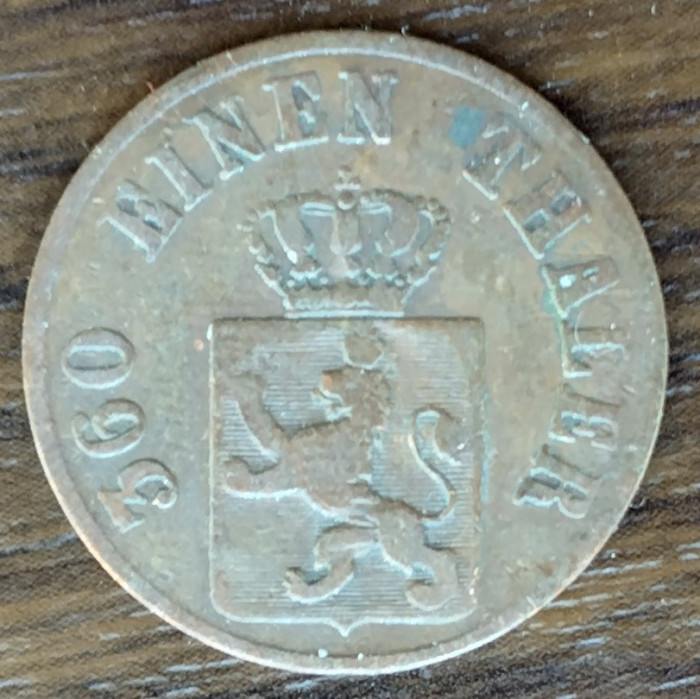 Moneda - Electoratul Hesse-Kassel - 1 Heller 1864