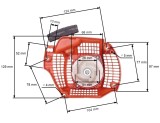 Demaror drujba Husqvarna 135, 140, 435, 440