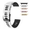 Curea silicon, compatibila Apple Watch 9|8|7|6|5|4|3|2|1 Series, 41mm|40mm|38mm, Cotton White