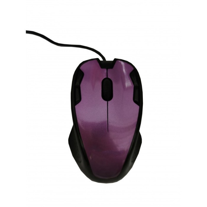 Mouse cu fir elSales ELS-051 , 3 butoane , lungime cablu 1.5 m , universal , mov