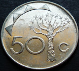 Moneda exotica 50 CENTI - NAMIBIA, anul 1993 * cod 2696