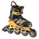 Cumpara ieftin Role Reglabile Nils Extreme NA11010 Negru/Portocaliu, L (39-42)