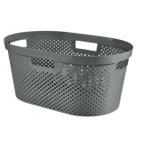 Cos rufe, 4 manere, plastic, antracit, 40 L, 59x39x27 cm, Infinity Recycled, Curver GartenVIP DiyLine