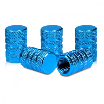 Set 5 Capace pentru valva , Kwmobile, Albastru, Metal, 41665.23 foto