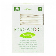 Betisoare cu bumbac organic, 200 bucati, Organyc