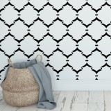 Sablon Perete vopsire, tencuiala 900x600x0.7mm Moroccan Outline Refolosibil, model MXSP7101
