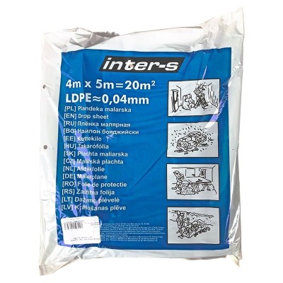 Folie de protectie LDPE 4m/5m 20mp grosime 40 microni Polonia 103575 foto