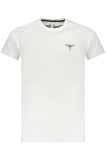 Cumpara ieftin Esercito Tricou barbati, cu mini imprimeu, Regular fit, Alb, S