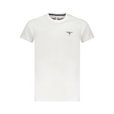 Esercito Tricou barbati, cu mini imprimeu, Regular fit, Alb, S