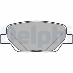 DELPHI LP3290 set placute frana,frana disc