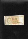 Rar! Iugoslavia 1000000 1.000.000 dinari dinara 1989 seria1015018