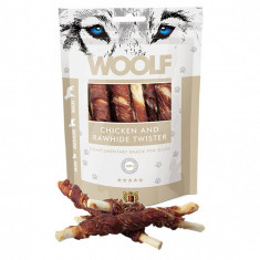 WOOLF Chicken &amp; Rawhide Twister 100g