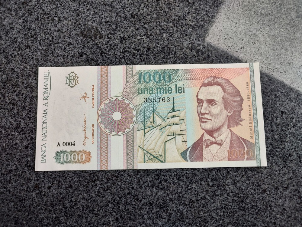 bancnota-1000-lei-mihai-eminescu-una-mie-lei-mihai-eminescu-stare