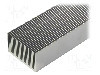 Radiator extrudat, aluminiu, 1000mm x 75mm, naturala, FISCHER ELEKTRONIK - SK 628 1000 AL foto