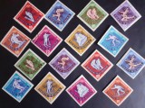 1963 - Romania - Olimpiada de iarna de la Innsbruck - stampilate