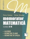 Memorator. Matematica pentru clasele 5-8. Algebra. Geometrie plana. Geometrie in spatiu.
