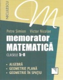 Memorator. Matematica pentru clasele 5-8. Algebra. Geometrie plana. Geometrie &icirc;n spatiu.