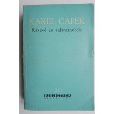 Razboi cu salamandrele - Karel Capek