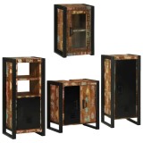 Cumpara ieftin Set de mobilier pentru baie 4 buc. Multicolour 55 x 35 x 60 cm