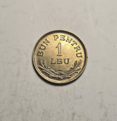 1 leu 1924 UNC foto