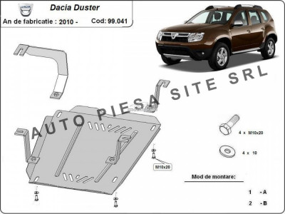 Scut metalic rezervor Dacia Duster fabricata incepand cu 2010 APS-99,041 foto