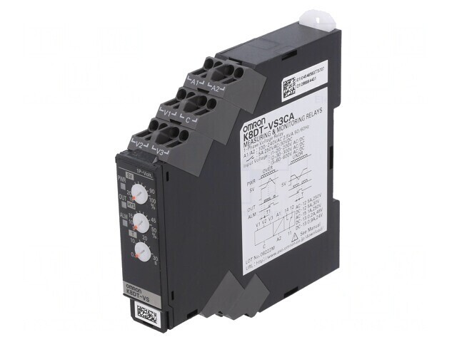 Releu Monitorizare Tensiune 100-240VAC SPDT IP20