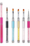 Set de pensule pentru gel de unghii cu 5 piese