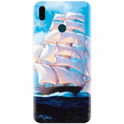 Husa silicon pentru Huawei Y9 2019, Attractive Art Of Ships foto