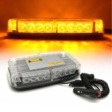 Led lampa de urgenta tip Girofar, stroboscopic cu magnet, 15 moduri de lumina, pentru asistenta rutiera, platforma de zapada si altele 12-24V