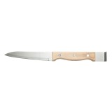 Cutit de descapacit din inox 300 mm cu maner din lemn si dalta