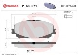 BREMBO P 68 071 PRIME LINE set placute frana,frana disc