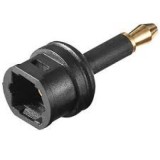 Adaptor optic Toslink la mini Toslink 3.5mm M-T, KJTOSRED01, Oem