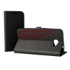 Husa Flip Cover Magnetica Neagra Vodafone Smart Prime 6, Stand