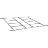 Structura metalica pentru baza casuta/magazie/sopron de gradina 2172911, 152x259 cm, Strend Pro GartenVIP DiyLine