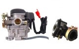 Carburator Scuter First Bike 4T 80cc TMMP - Carburator Complet, Gat Inclus