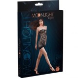 LUMINA - ROCHIE MODEL MREJUNGE NEAGRĂ MĂRIME UNICĂ, Moonlight