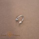 Piercing Proeminent cu Sageata Mare si Bila Mare din Titan