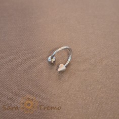 Piercing Proeminent cu Sageata Mare si Bila Mare din Titan