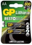 Baterii lithium R6 AA 2buc/blister GP, G&amp;P