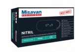 Manusi unica folosinta nitril Misavan, marime M, negru, 100 buc set, 90015687