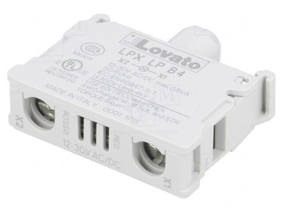 Lumină LED Roșie 22mm Platinum foto