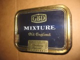 B768-I- GBD Mixture Old England Linsburry Squave-Cutie veche tutun metal London.