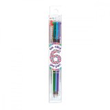Cumpara ieftin Pix cu gel multicolor cu 6 culori si mecanism retractabil, Ooly
