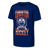 Edmonton Oilers tricou de copii Big Shield Ss - Dětsk&eacute; M (9 - 11 let)