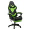 SCAUN GAMING CU SPATAR REGLABIL SI SUPORT PICIOARE VERDE/NEGRU OFF 299