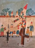 Tablou Petru Vintila - Arlechin (pictura)
